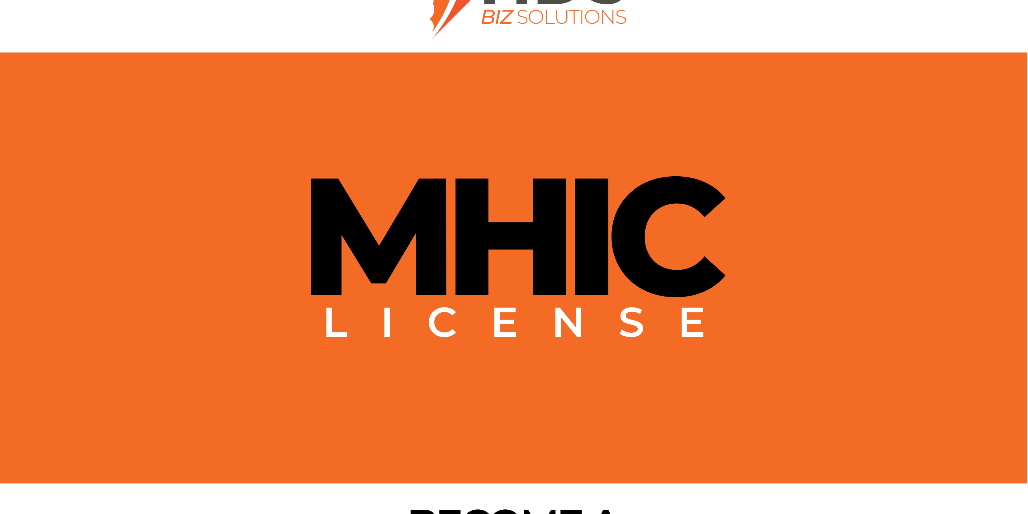 Get your MHIC License