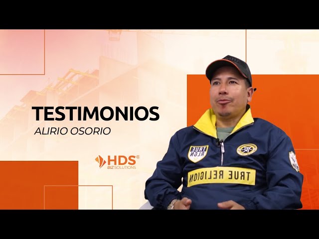 Testimonio del señor Alirio Osorio