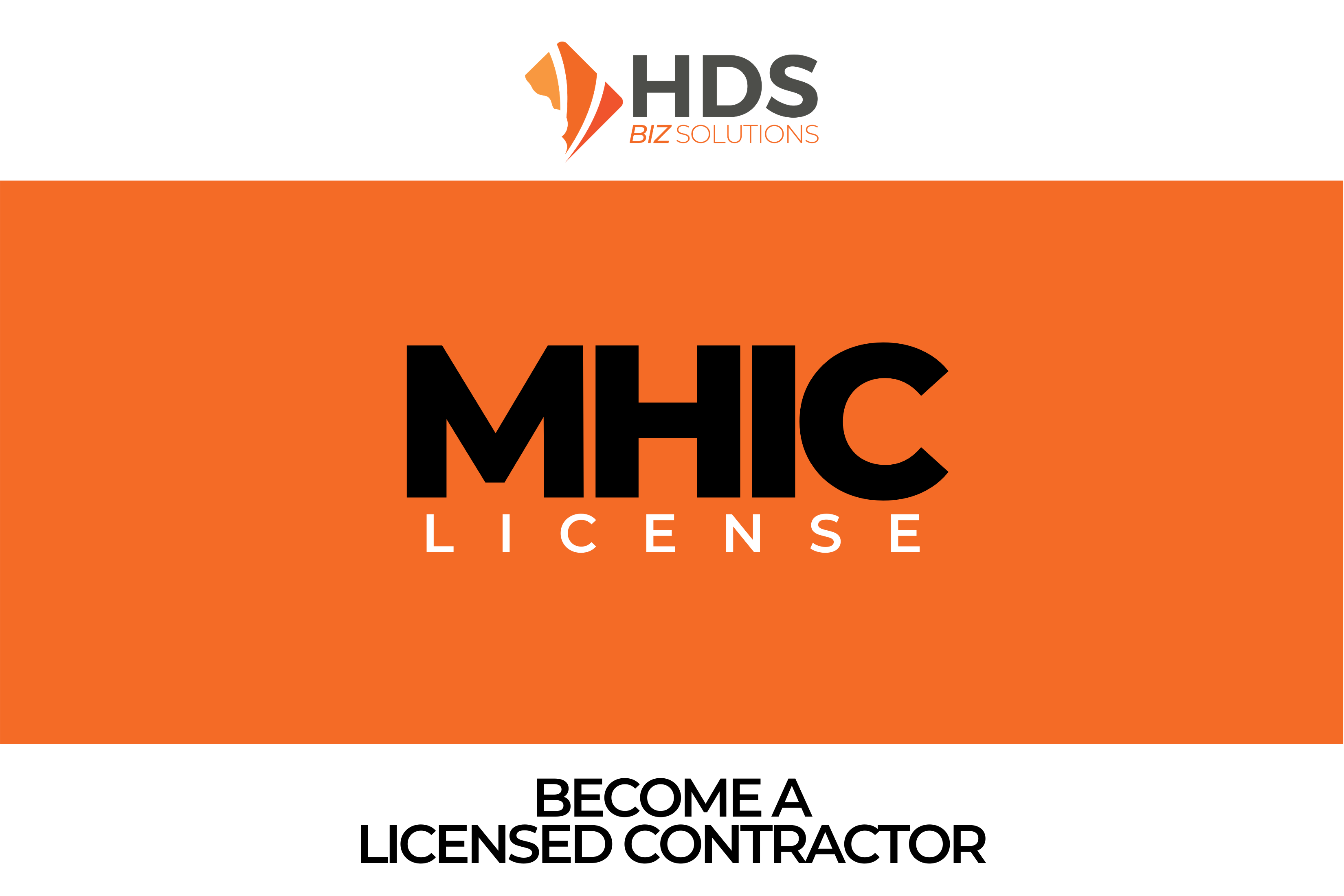 Get your MHIC License